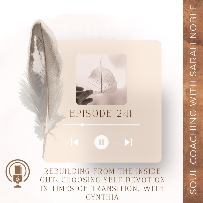 Episode 241: Rebuilding From the Inside Out: Choosing Self-Devotion in Times of Transition, With Cynthia